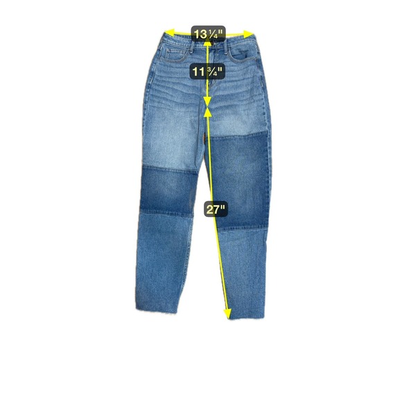 Hollister Y2K Ultra High Rise Mom Jeans Women Size 26 90s Streetwear Indie Retro - Picture 7 of 7